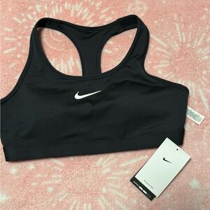 Nike Black and White Racerback Sports Bra